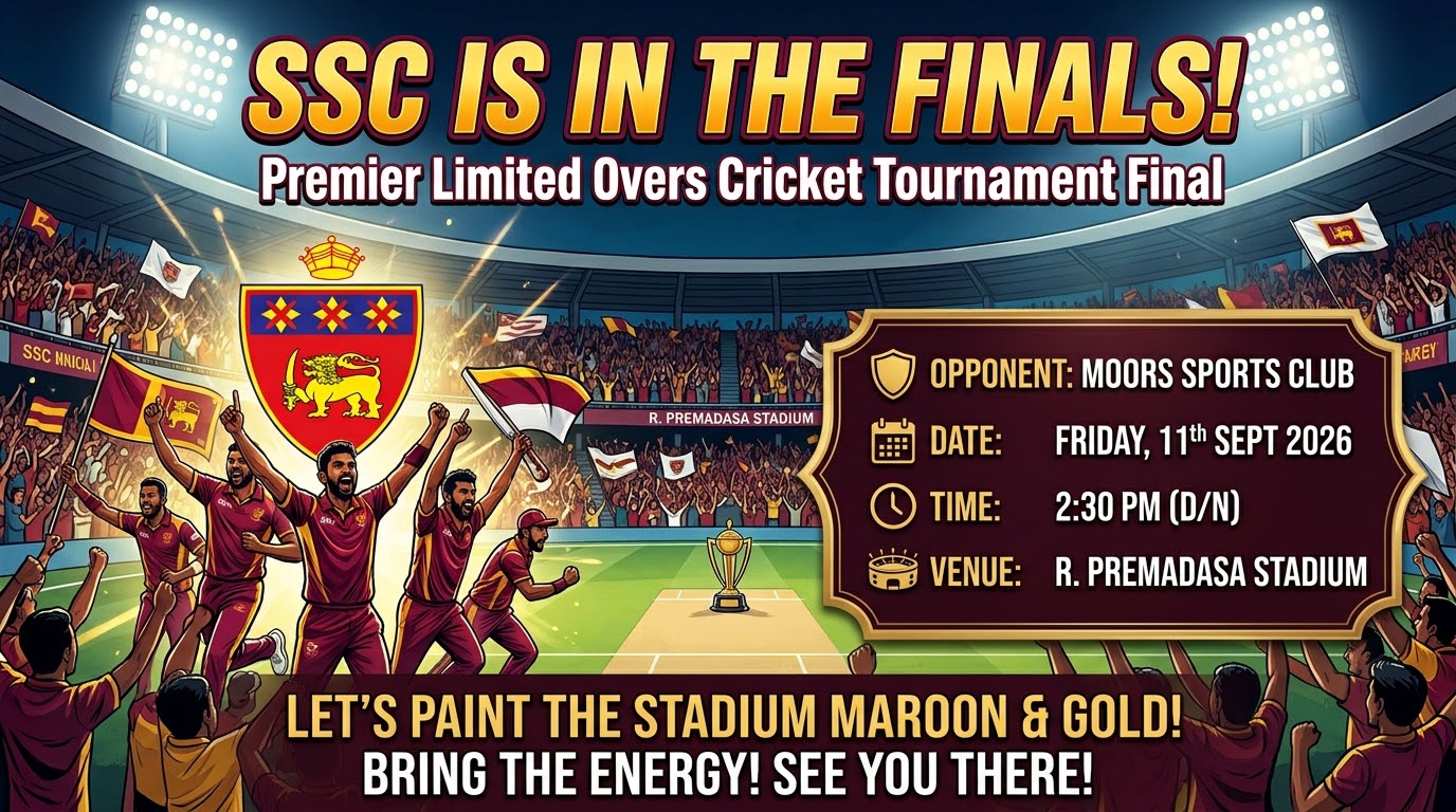 SSC IS IN THE FINALS! - Premier Limited Overs Cricket Tournament Final